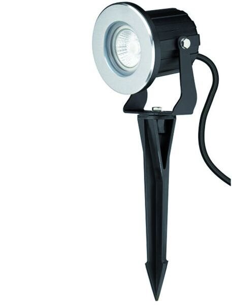 LCD Erdspiessstrahler LB24 alu-Druckguss schwarz GU10 max.35W