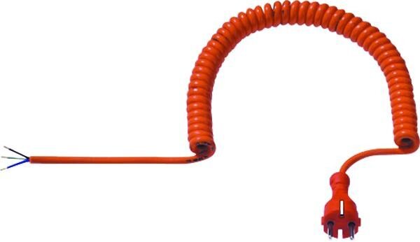 BACHMANN Schutzkontaktspiralzuleitung 665.870 H07BQ-F 3G1,5 orange