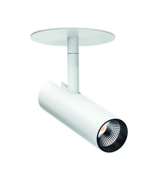 SG Leuchten LED-Deckeneinbaustrahler LB24 Tube Micro R wei&szlig; 3000K