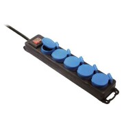 BACHMANN Verteilersteckdose SCHUKO 5xSchuko 1xSchalter...