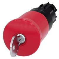 SIEMENS Not-Halt-Pilzdrucktaster 22mm rund rot mit...
