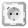 JUNG Steckdose SCHUKO A1520-18CWW mit USB Typ C mit erh. BS