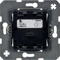 BERKER USB-Ladesteckdose 48604010 USB PD Power Modul 65W S/B