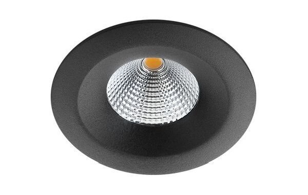 SG Leuchten LED-Deckeneinbaustrahler LB24 Uniled Isosafe AT schwarz 7W 3000K IP65