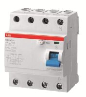 ABB FI-Schutzschalter F204A-40/0,03L 40/0,03A 4polig
