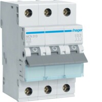 HAGER Leitungsschutzschalter MCN313 3polig C13A 6kA