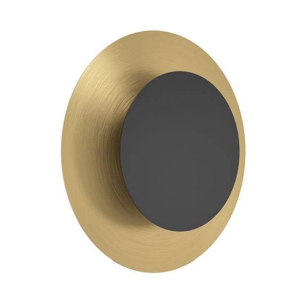 EGLO LED-Wandleuchte LB24 TOCINA 11W 1300lm 3000K sw/messing-geb.