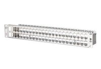 METZ CONNECT Patchpanel 19 Edelstahl 1,5HE E-DATmodul 48...