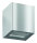 LCD Wandleuchte LB24 1x G9 33W Edelstahl 100x90x90mm
