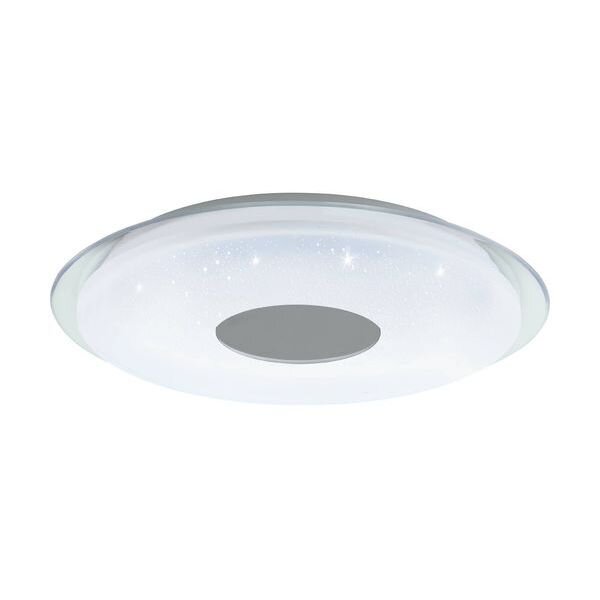 EGLO LED-Deckenleuchte LB24 Lanciano-Z ZIG-CCT D:450mm ws/klar