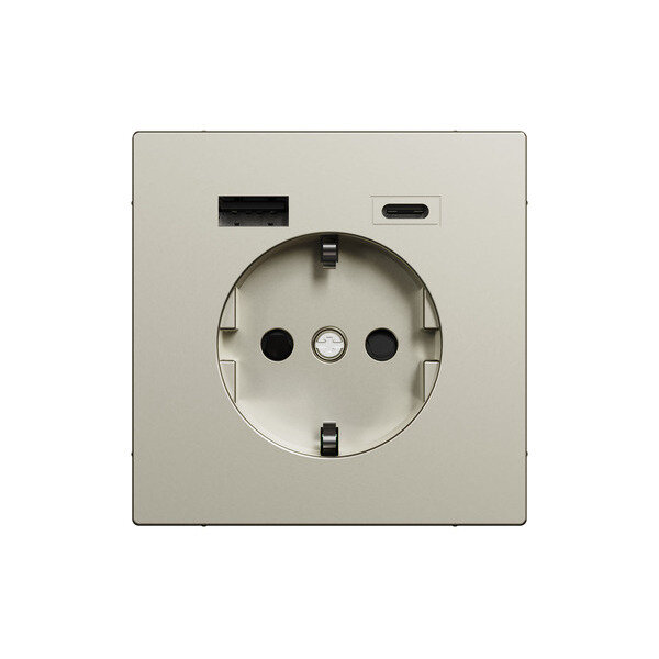 MERTEN Steckdose SCHUKO Design MEG23676034it USB Ladeger&auml;t Anthrazit
