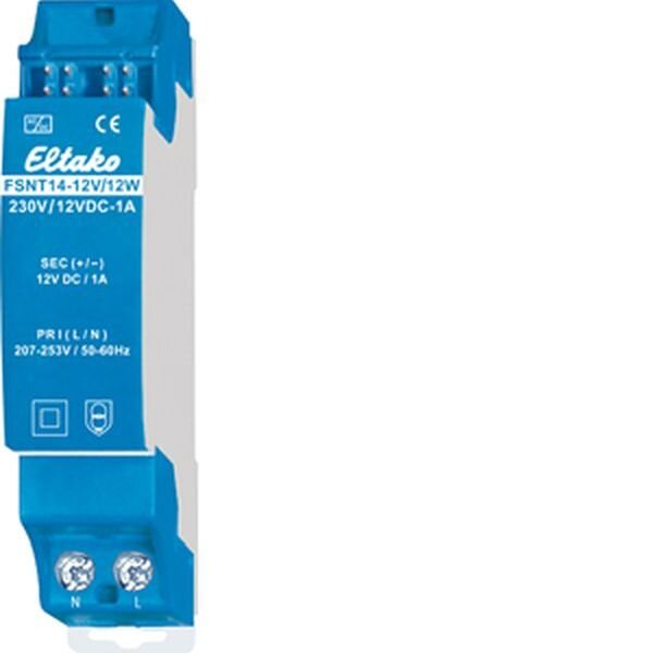 ELTAKO Schaltnetzteil FSNT14-12V/12W 230V-12VDC/12W