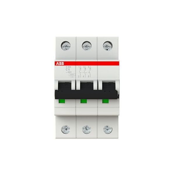 ABB Leitungsschutzschalter S203-C6 C6A 3polig 6kA