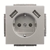 BUSCH-JAEGER USB-Steckdose SCHUKO 20 EUCB2USB-866 mit...
