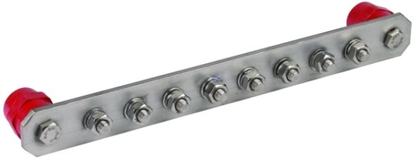 DEHN Potentialausgleichsschiene 472229  PAS I 8AP M10 V2A ohne Abdeckung
