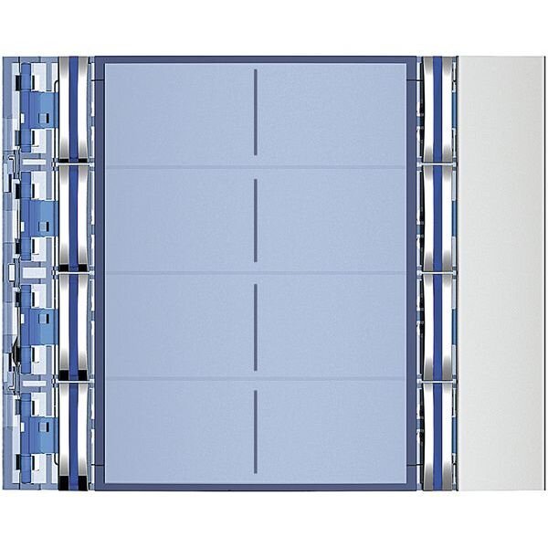 LEGRAND (BTicino) Tastenmodul 352181 8 Ruftasten-D ALLMETAL 4x2