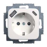 BUSCH-JAEGER USB-Steckdose SCHUKO 20 EUCB2USBAC-214 A+C