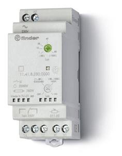 FINDER D&auml;mmerungsschalter 11.41.8.230 1Wechsler 1-80/30-1000Lux