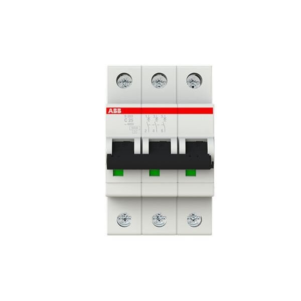 ABB Leitungsschutzschalter S203-C25 C25A 3polig 6kA