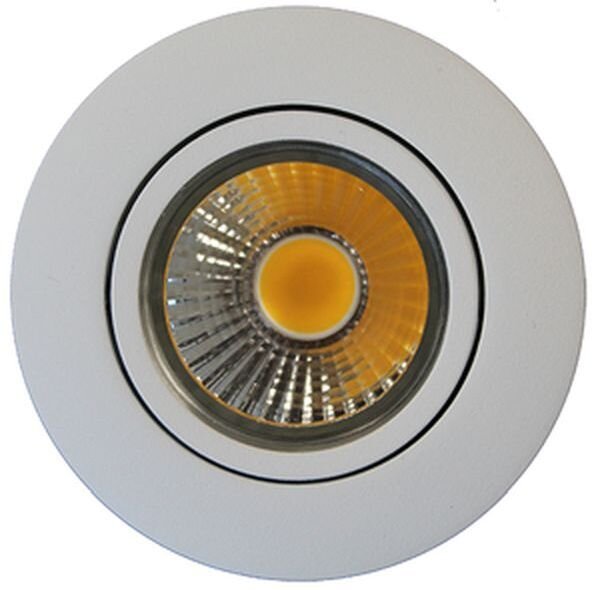 NOBILE LED-Deckeneinbaustrahler LB24 A 5068 T Flat chrom 8W 930 38&deg; dim
