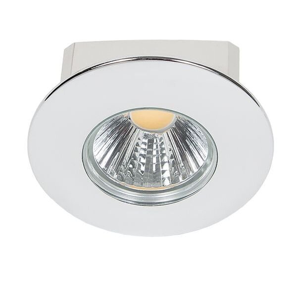 NOBILE LED-Deckeneinbaustrahler LB24 A 5068 T Flat chrom-matt 8W 930 38&deg; dim