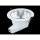 DOTLUX LED-Deckeneinbaustrahler CIRCLEugr 18W 3000/4000/5700KCOLORselect