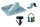 PROT Set PAM Bleiziegel Mastschelle Mastfuss