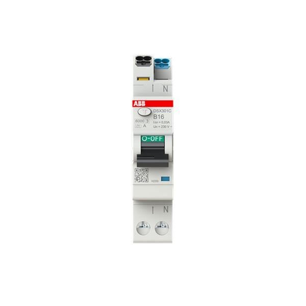 ABB FI/LS-Schalter DSX301CA-B16/0,03 1 TE 6kA1P+N AB16 30mA