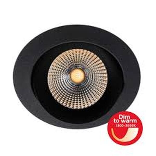 The Light Group LED-Deckeneinbaustrahler LB24 SLC One 360&deg; DTW schwarz