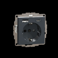 MERTEN Steckdose SCHUKO MEG23670414it USB Ladegerät...