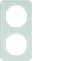 BERKER Rahmen 10122109 2-fach R.1 Glas polarweiß