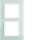 BERKER Glasrahmen 10126909 2fach polarweiss