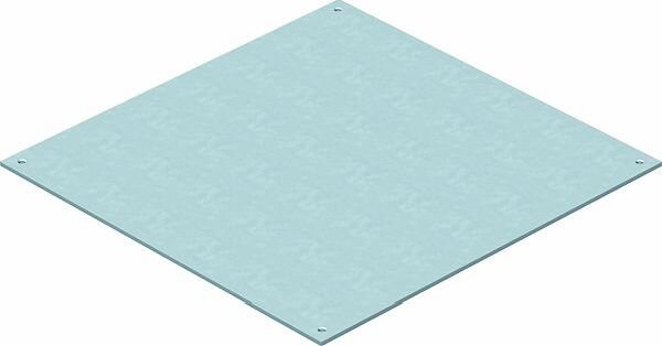 OBO Blinddeckel DU250-2 f&uuml;r UZD250-2/3 282x282mm