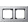 MERTEN Metallrahmen M-PLAN 475260 2fach Platinsilber