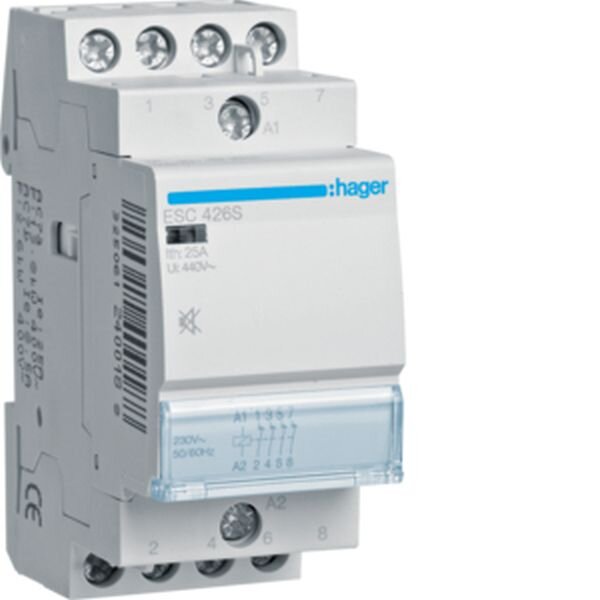 HAGER Sch&uuml;tz ESC426S 25A 4&Ouml; 230V brummfei