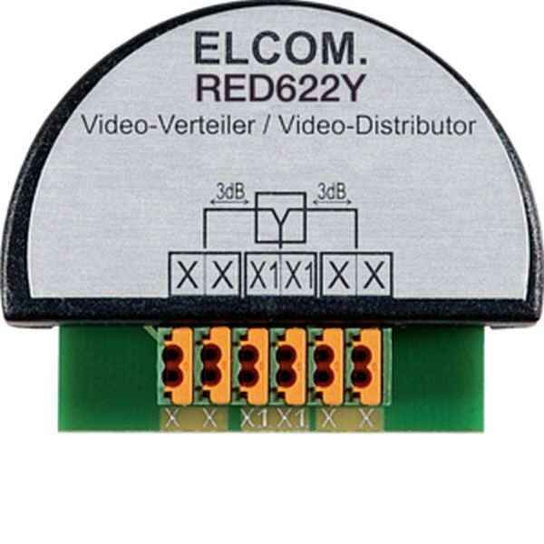 HAGER ELCOM Videoverteiler 2fach 2Draht UP-Version