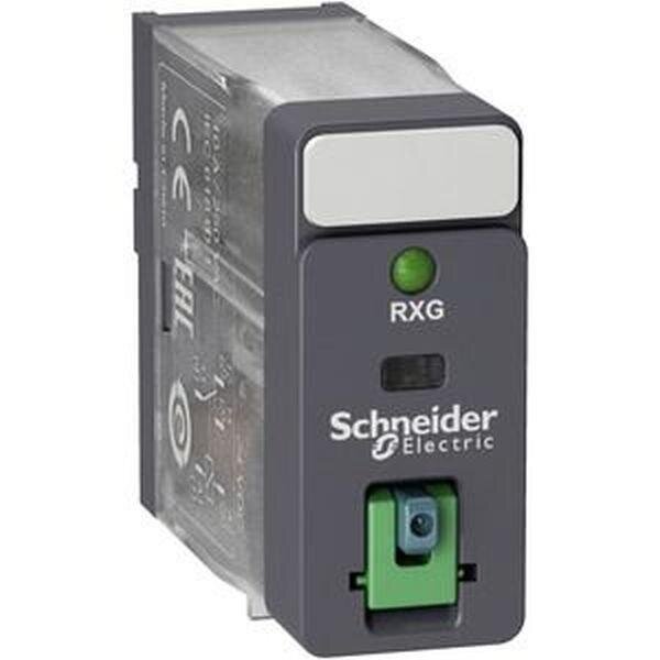 Schneider Electric steckbares Interface-Relais RXG 1W 24VDC 10A m. LED m. Pr&uuml;ftaste