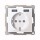 ELSO Schuko-Steckdoseneinsatz ELG365344  USB Ladeger&auml;t 2,4A reinwei&szlig;