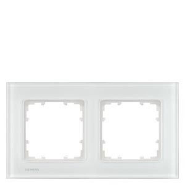 SIEMENS Rahmen 5TG12021 weiss 161x90mm