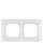 SIEMENS Rahmen 5TG12021 weiss 161x90mm