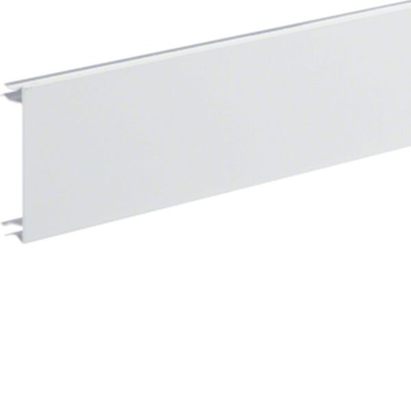HAGER TEHALIT Br&uuml;stungskanal Oberteil BRA08029016 80mm Aluminium wei&szlig;