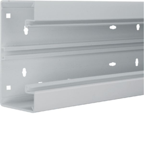 HAGER TEHALIT Br&uuml;stungskanal Unterteil PVC 65x170mm f&uuml;r OT 80mm lichtgrau