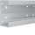 HAGER TEHALIT Br&uuml;stungskanal Unterteil PVC 65x170mm f&uuml;r OT 80mm lichtgrau