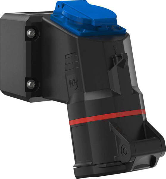 WALTHER CEE-Wandsteckdose Minikombi 16A 5P 6h IP54