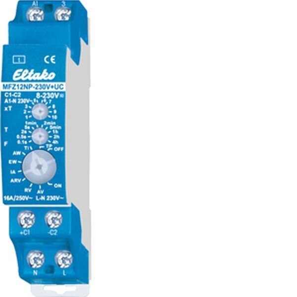 ELTAKO Multifunktionszeitrelais MFZ12NP-230V+UC