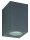 LCD Wandleuchte LB24 max. 7W GU10 IP54 Alu Druckguss graphit