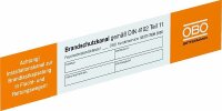 OBO Kennzeichnungsschild KS-K DE für Kanalsysteme