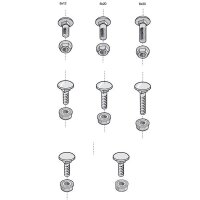 CABLOFIL Schraubenset BTRCC 6x20 DC SET
