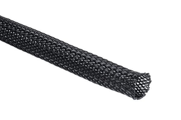 HELLERMANN Polyester Geflechtschlauch 170-80250 HLB25-PET-BK 10M