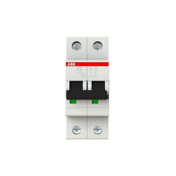 ABB Leitungsschutzschalter S202-B10 B10A 2polig 6kA
